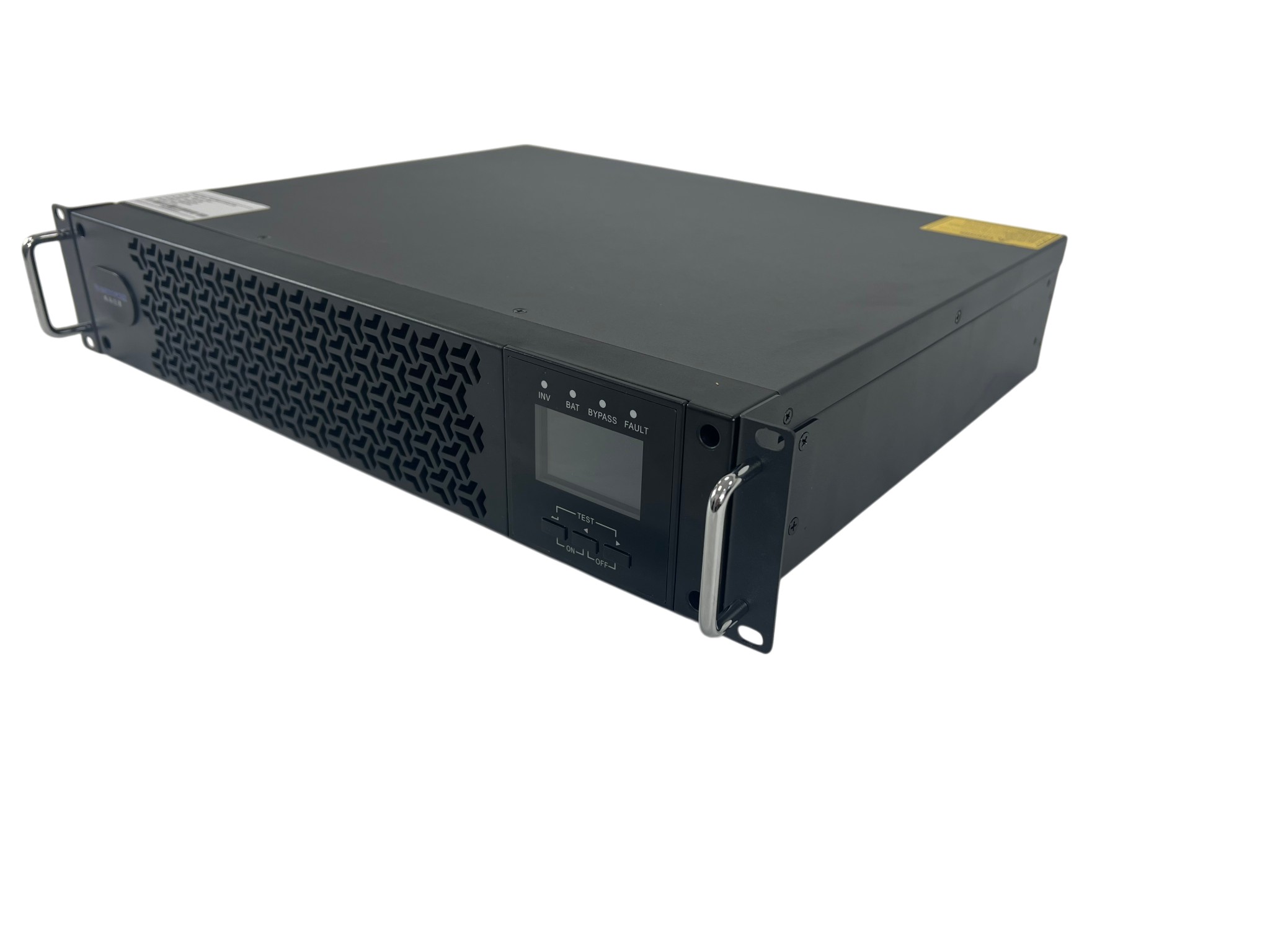 1kVA rackmount UPS front 3/4 view