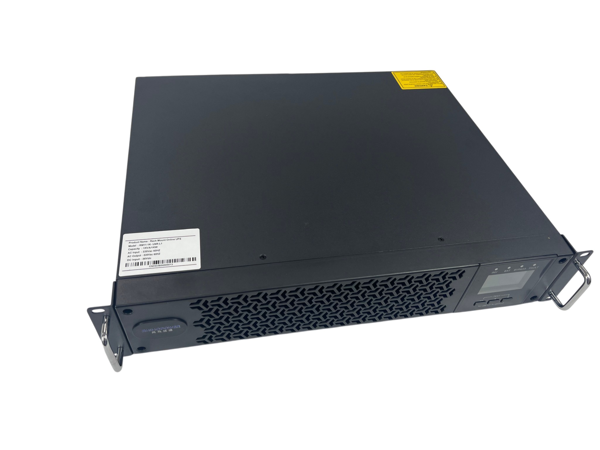 1kVA rackmount UPS top view